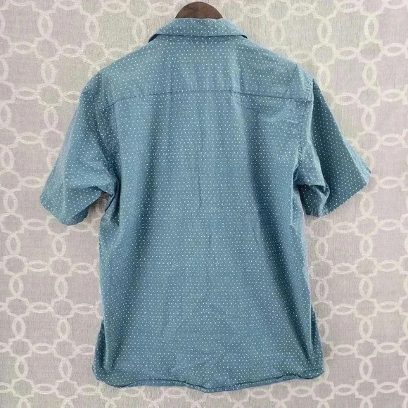 Hurley Tailored Fit Short Sleeve Button Down Pattern Men's Shirt L - Picture 2 of 8
